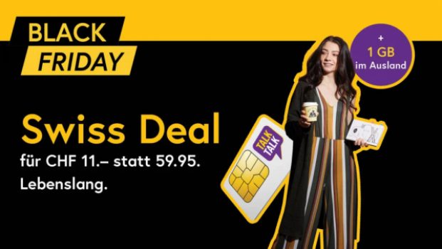 CHF 11.- Swiss Deal bei TalkTalk
