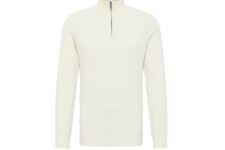 Strick Troyer in weiß unifarben