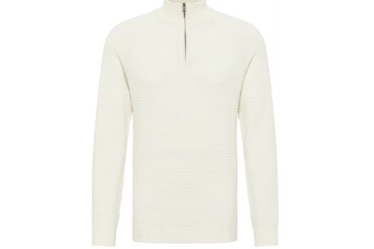 Strick Troyer in weiß unifarben