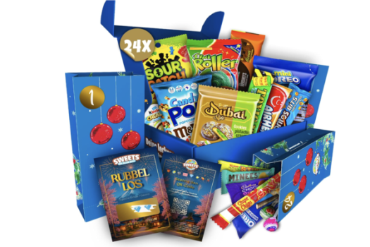 Adventskalenderfüllung US-Süssigkeiten