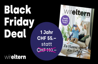 50% aufs Jahresabo «wir eltern»