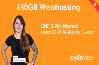 cyon Webhosting -80% mit Code CY75WNUQ37