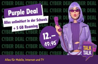 Alles unlimitiert in CH + 5GB für 12.-