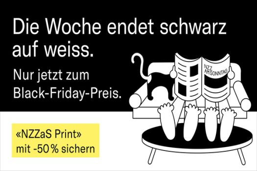 «NZZaS Print» mit -50% sichern