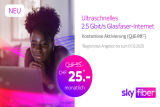Sky Fiber Deal CHF 25.-/Mt für 12 Monate