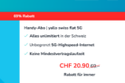 Yallo swiss flat 5G mit 69% Rabatt